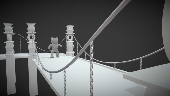 Steampunk bear 3D Model