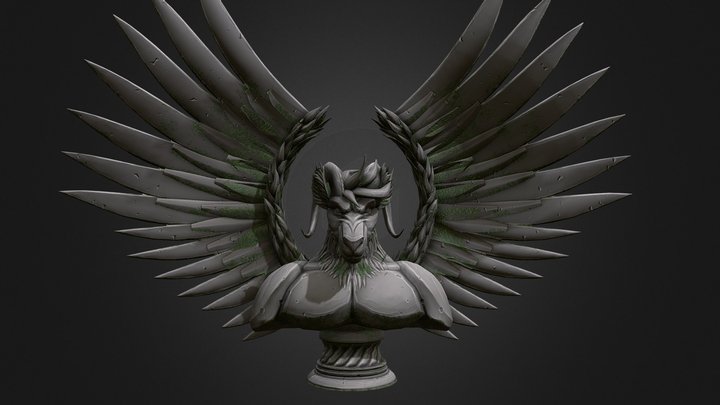 Mascote Akira - Furry Português - Amino 3D Model