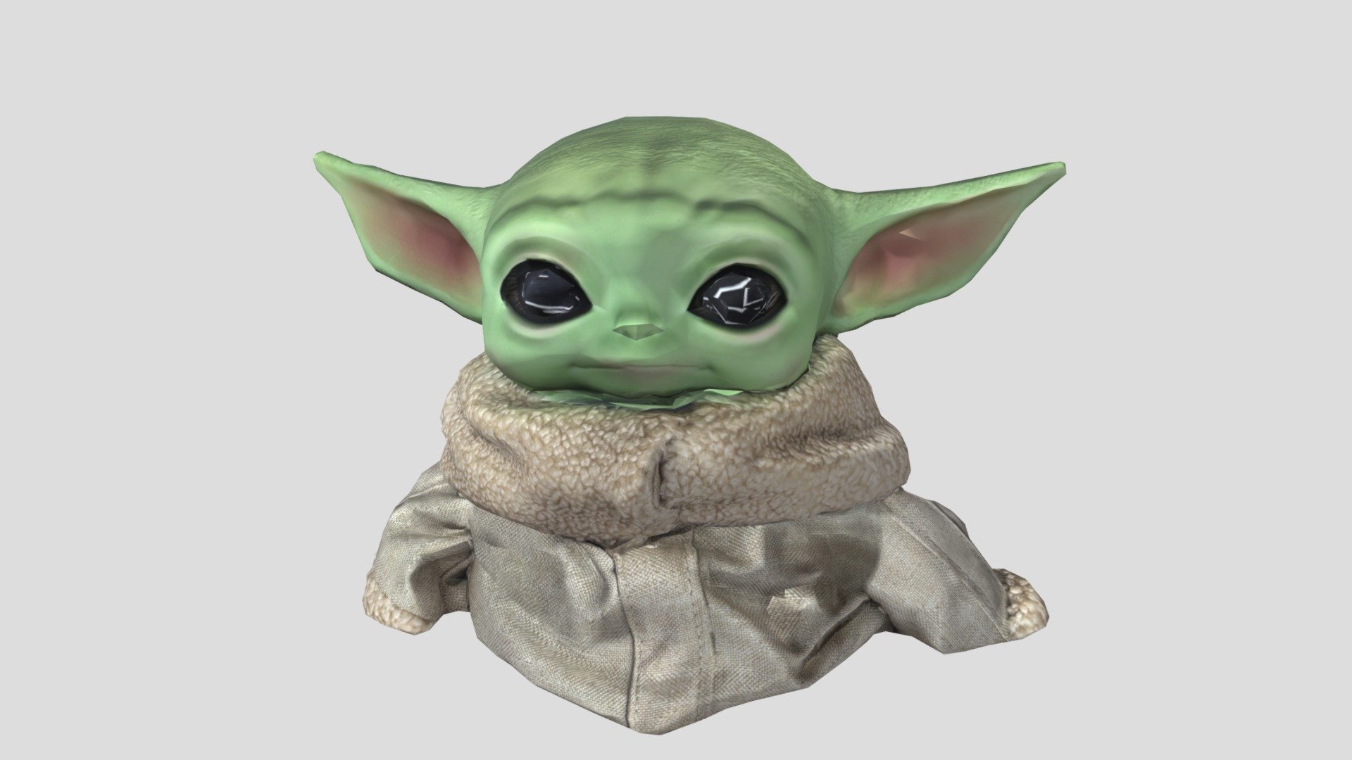 Baby Yoda 2 (Star Wars) - Download Free 3D model by David Wigforss  (@dwigfor) [d078301]