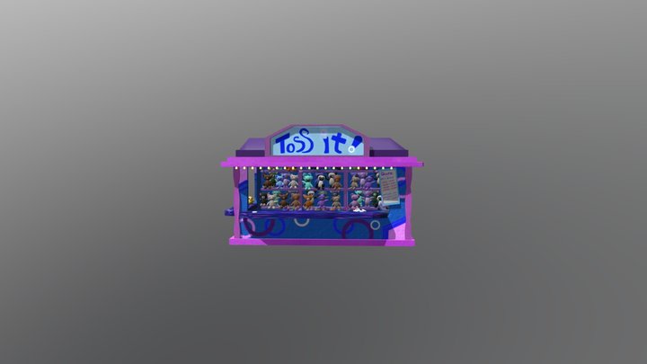 Carnival booth 3D Model