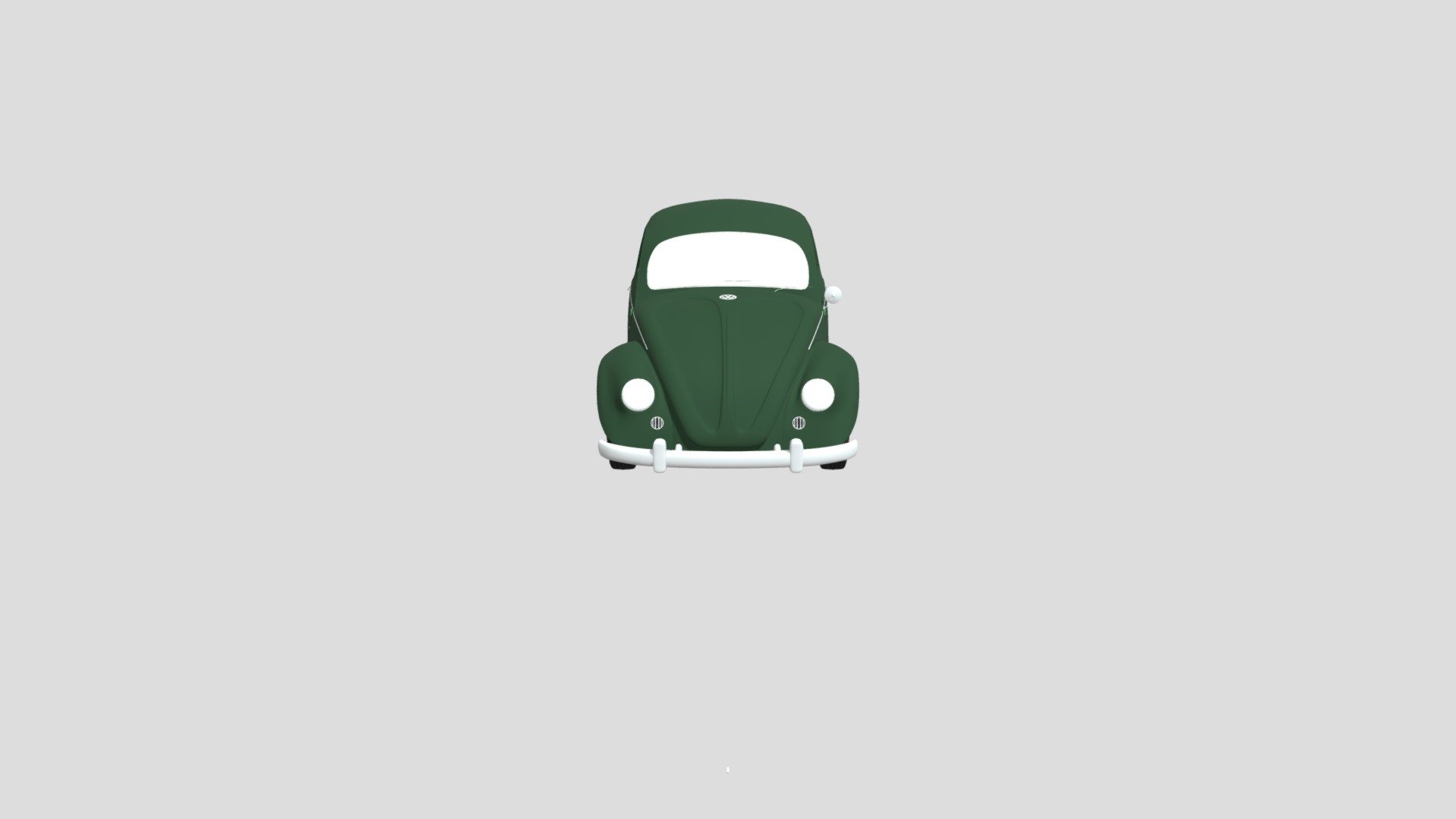 3D Model -Vw-beetle -Early 50’s model.