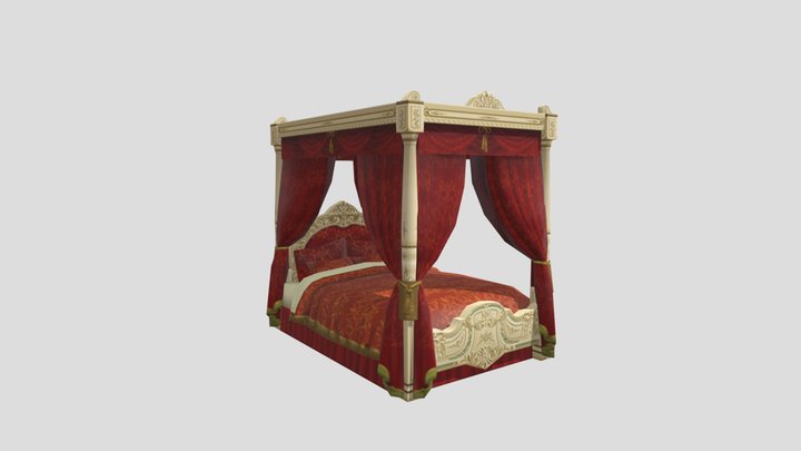 [Paper Mario Sticker Star] Luxurious Bed – Modèle 3D gratuit STL