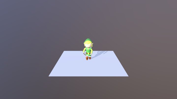 Zelda Run Sketchfab 3D Model