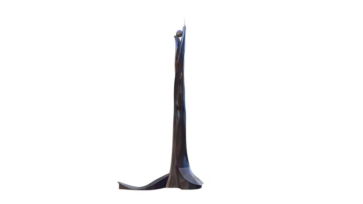Skyscraper Movie - The Pearl 3D Model
