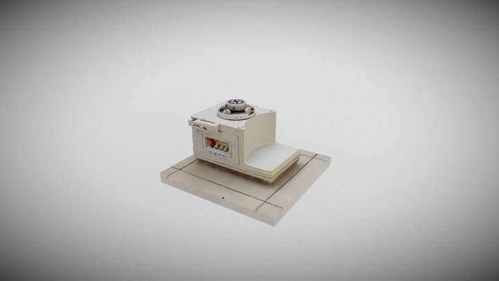 A Vintage Retro Mixer Grinder 3D Model