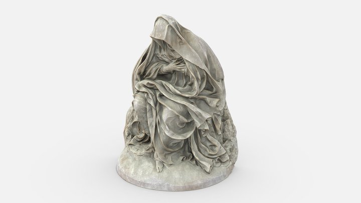 Seated Virgin Mary / Sculpture / 3D model 3D Model