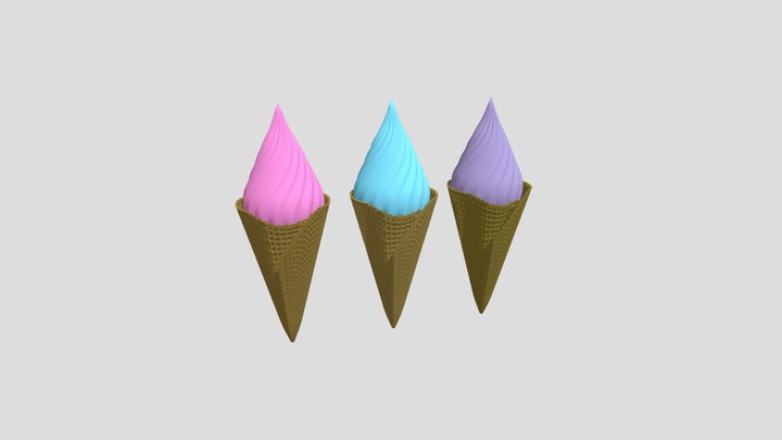 Ice Cream 3D Model