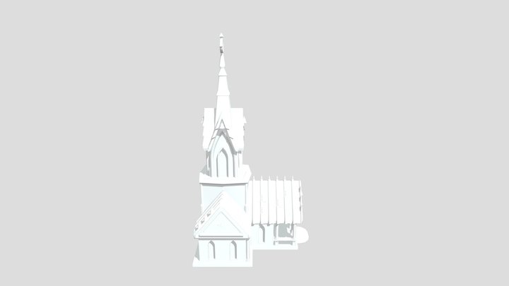 Darktide Church WIP 3D Model