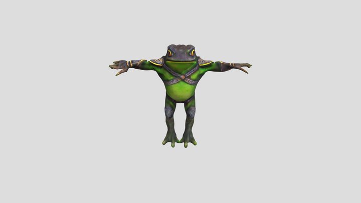 Toad Warrior 3D Model