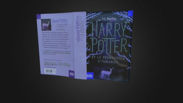 Harry Potter Book 3D Model