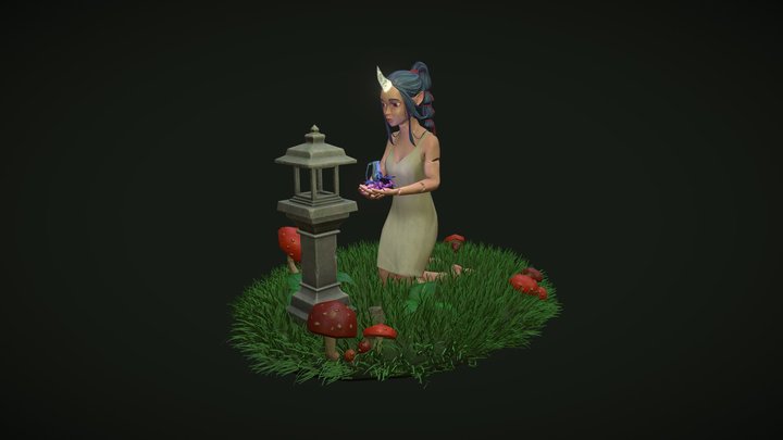 Forest Fairy Tale 3D Model