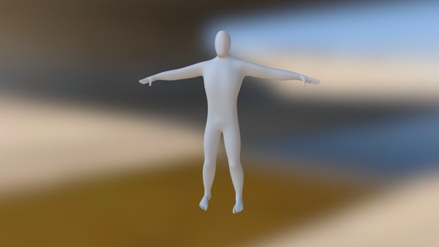 First 3D Human 3D Model