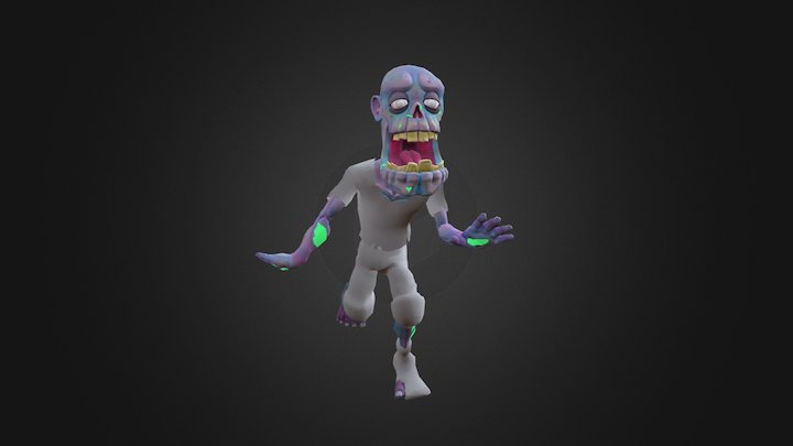 Expired Workers - Zombie Walk 3D Model