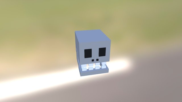 skeleton head 3D Model
