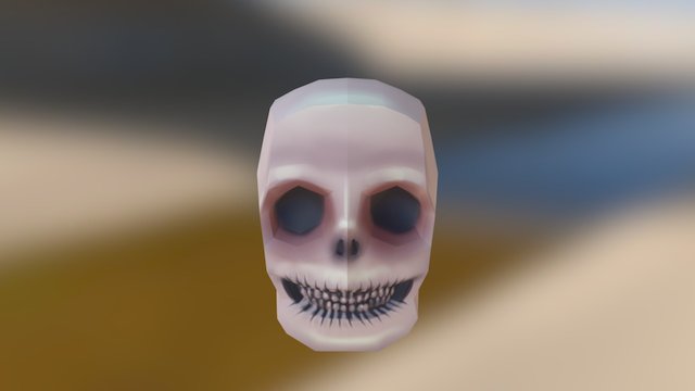 Skull Obj 3D Model