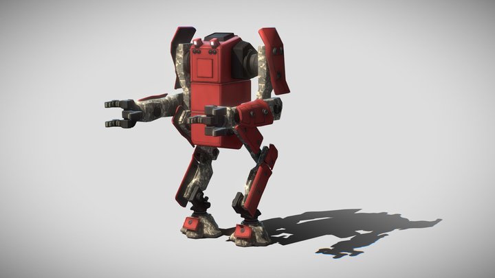 Peacekeeper Robot 3D Model