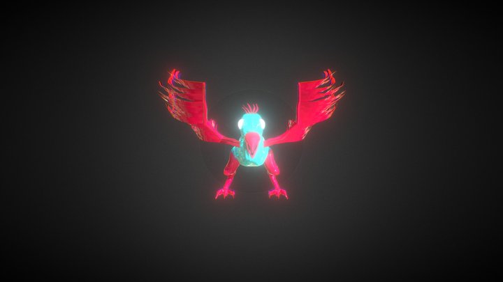Hellish Tarta Bird 3D Model