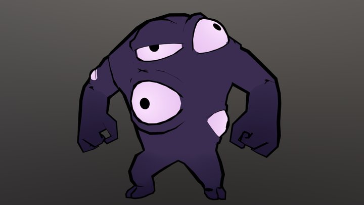 Golem Yokai 3D Model