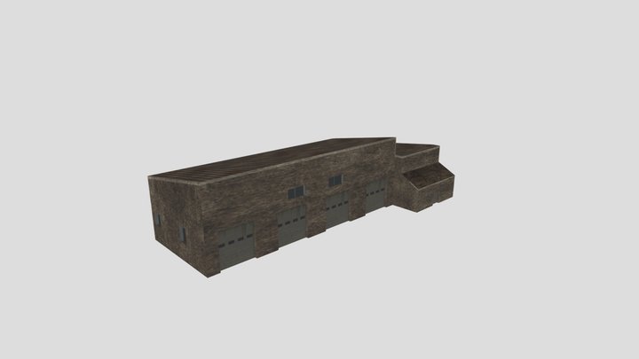 Industrial building PSX 3D Model
