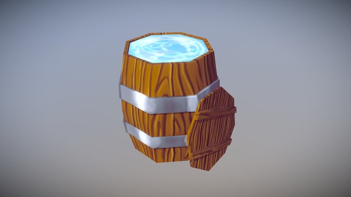 Barrel Open 3D Model
