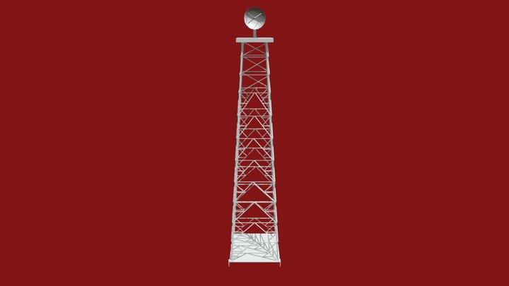 Radio Tower 3D Model