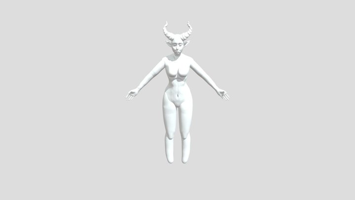 Demon Girl Model 3D Model