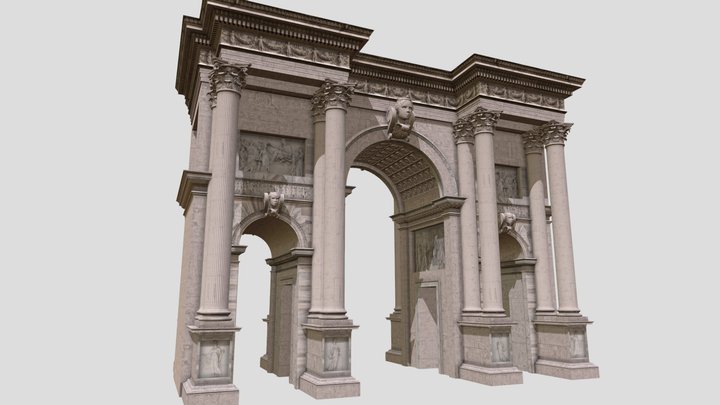 Porta Sempione 3D Model