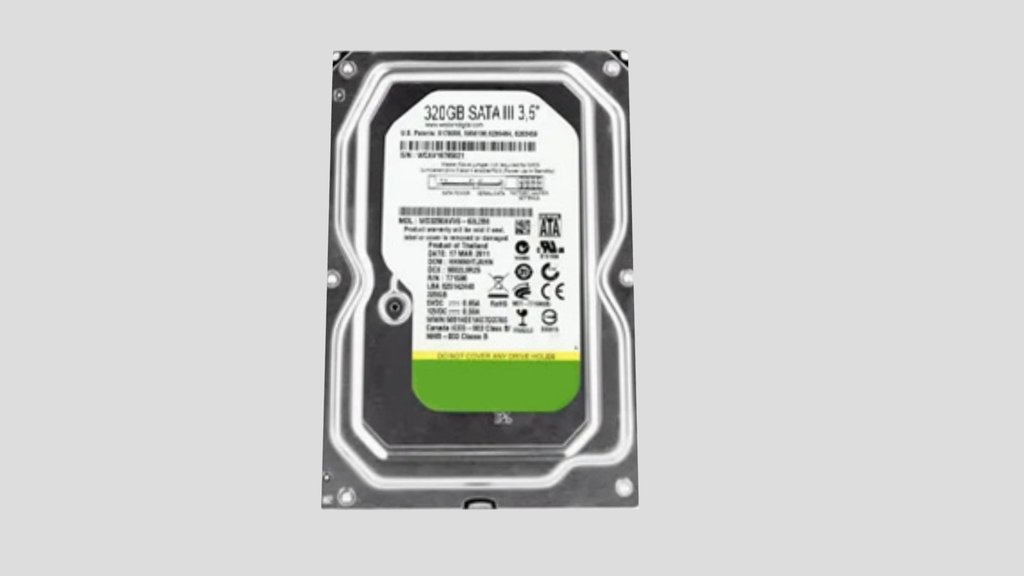 320GB SATA III 3,5" HDD
