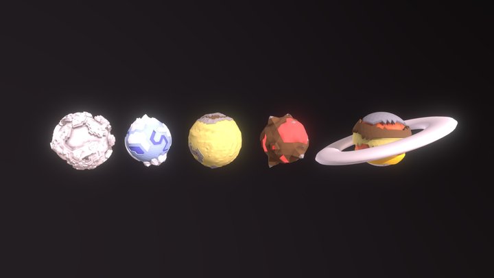 Planet Collection 3D Model