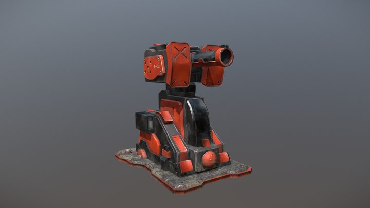 Turret 3D Model