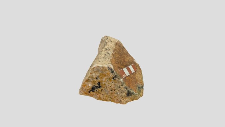 Tourmaline granite 3D Model