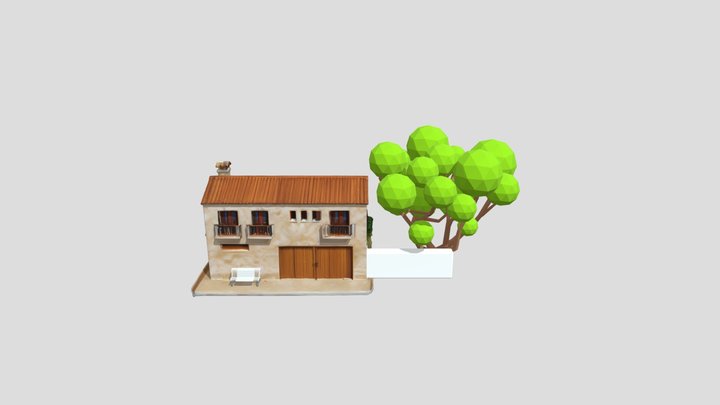 Ejemplo de casa 3D Model