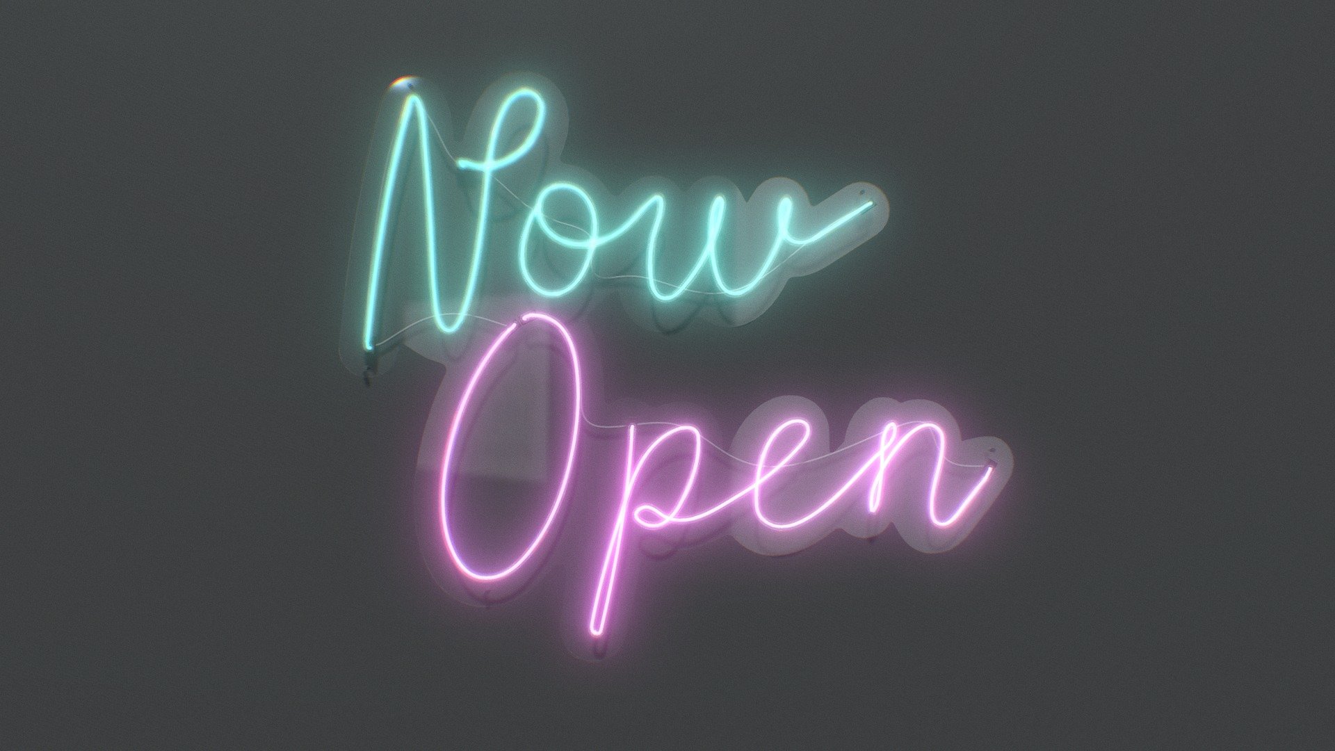 Now Open - Neon Sign - Buy Royalty Free 3d Model By Neonplex [d0849f0 