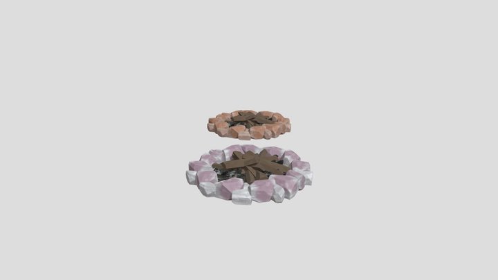 Campfire Pack — Low Poly Stylized 3D Model
