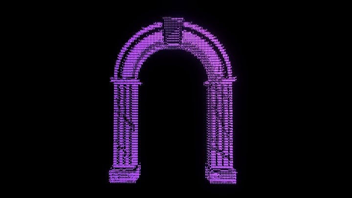 UXR ASCII GATE 02 3D Model