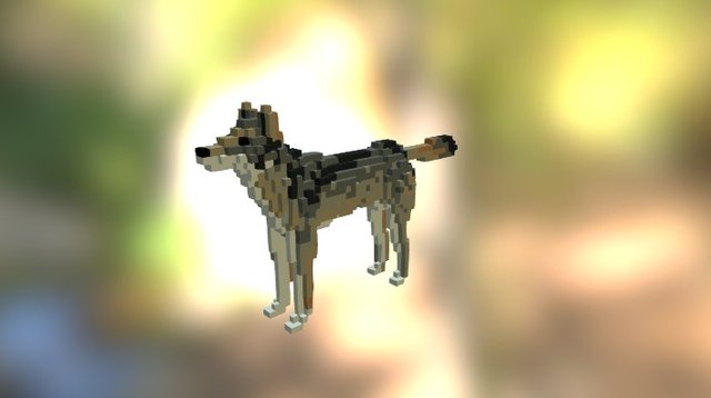 StrikeCards Wolf 3D Model