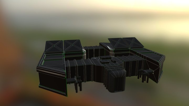 Sifihaus Mit Textur 3D Model