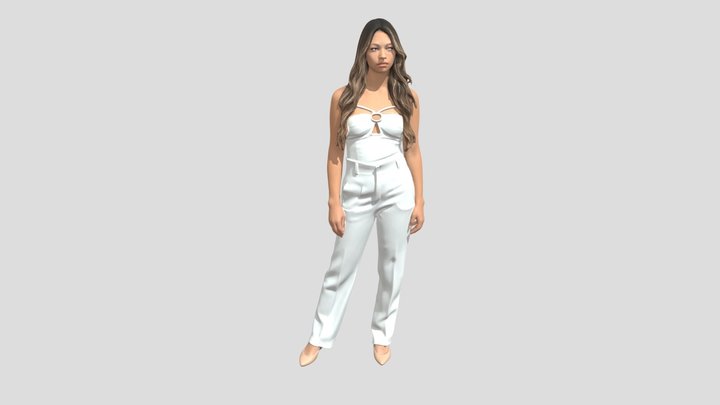 White Linen Ensemble – Modello 3D gratuito STL
