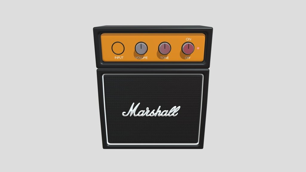 Cartoon Marshall Amplifer