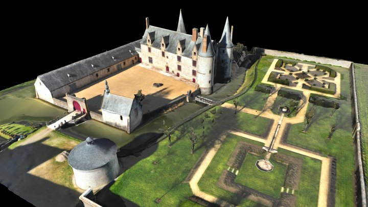Château du Bois Orcan (35) 3D Model