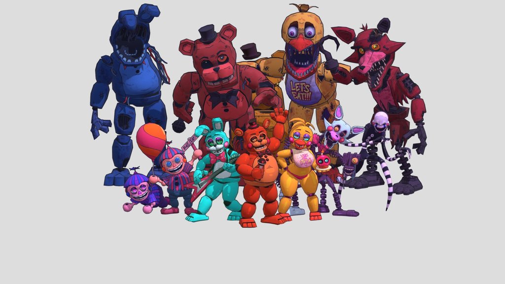 Fnaf 2 retrô(sem ossos)