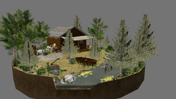 End_Assignment_3D1_Diorama 3D Model