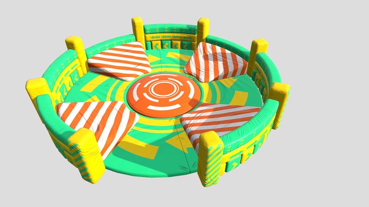 Inflatable ring (FallGuys fan art) 3D Model