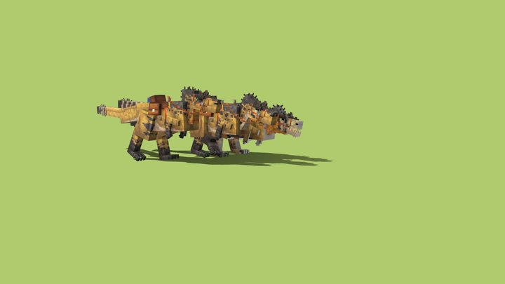Dinosaur revolution Add-on Broken Jaw brother's 3D Model
