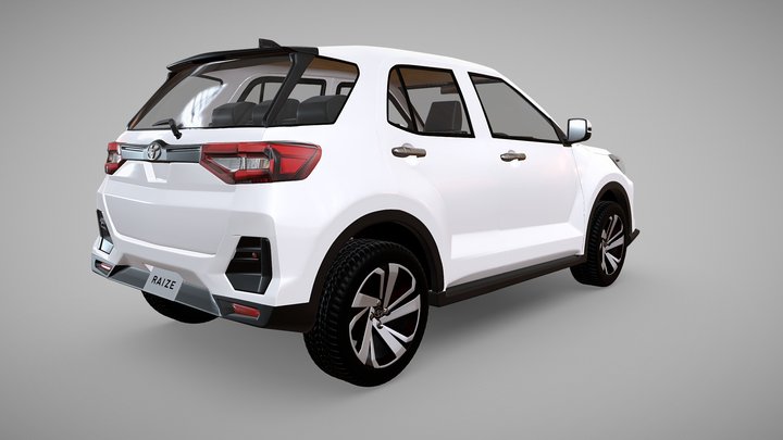 Toyota Raize with interior 3D Model