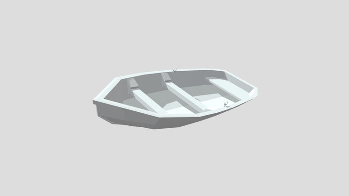 Лодка за час 3D Model