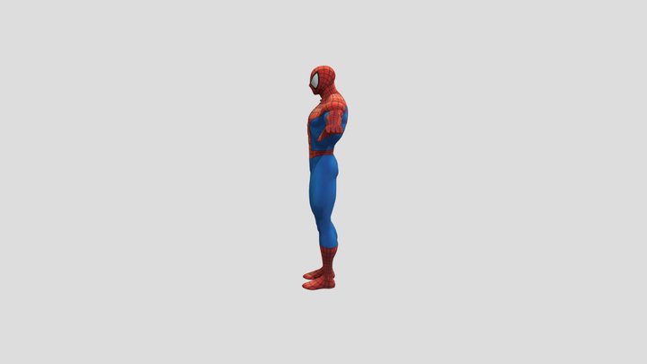 Spider man not rigged 3D Model