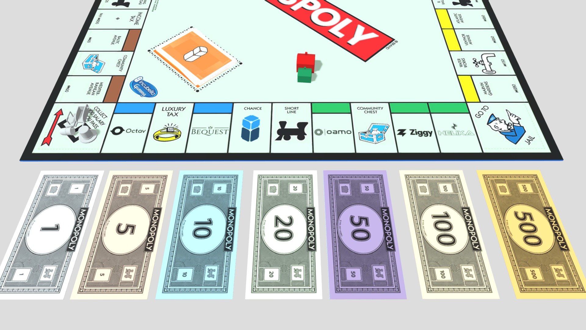 monopoly - 3D model by incubella [d08cfb0] - Sketchfab