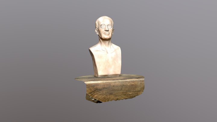 Jean Giraudoux buste 3D Model