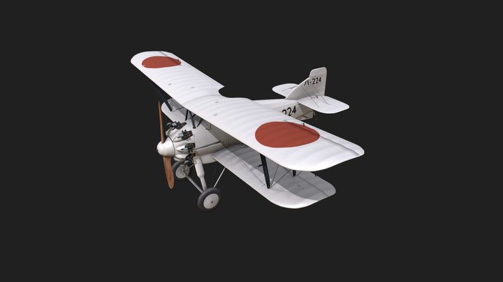 Nakajima A1N1 3D Model